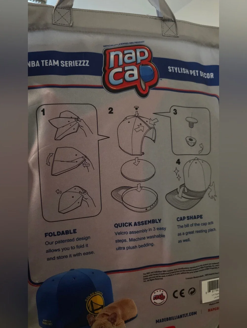 Blue Pet Bed - Brand